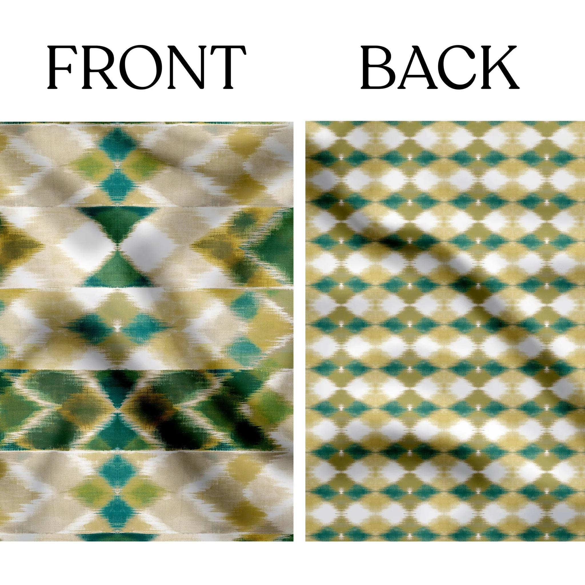 Poppy Green Organic Cotton Reversible Duvet Set - Image 5