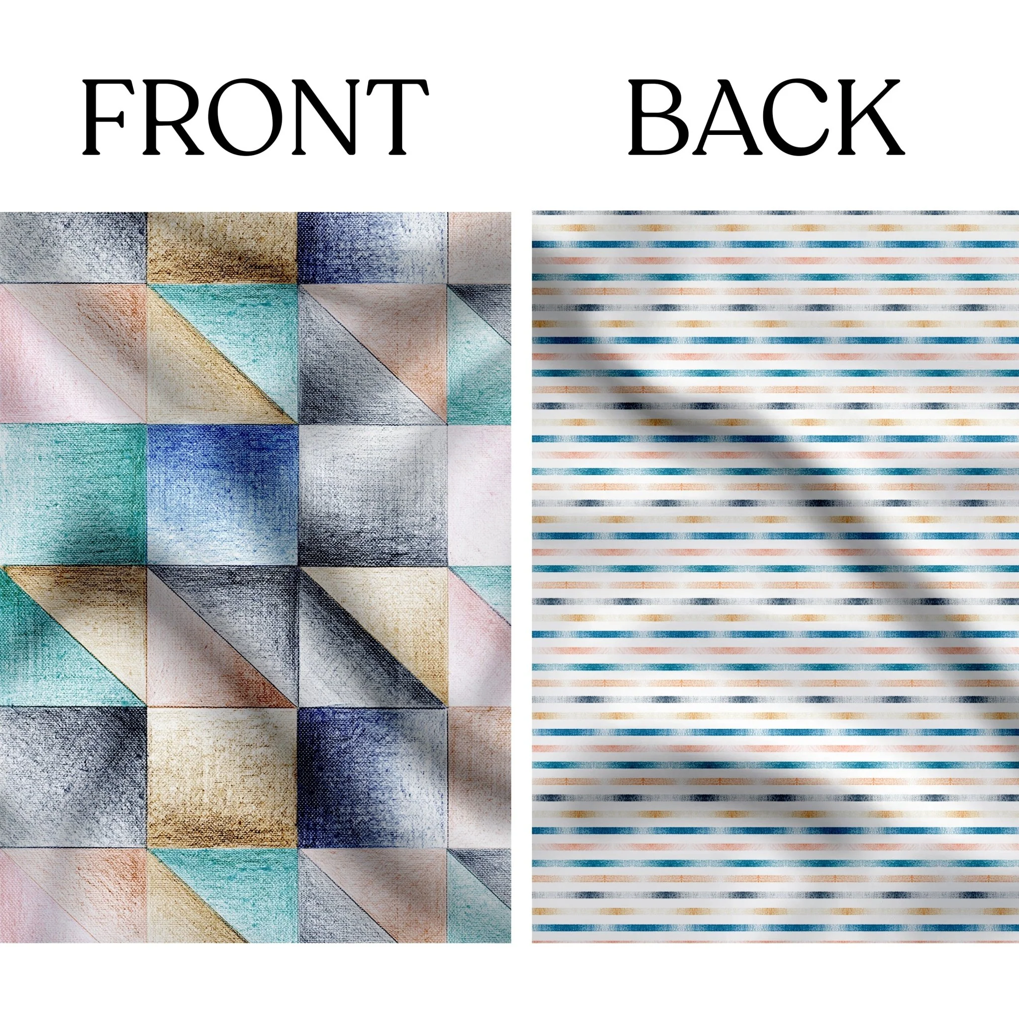 Farelle Organic Cotton Reversible Duvet Set - Image 5