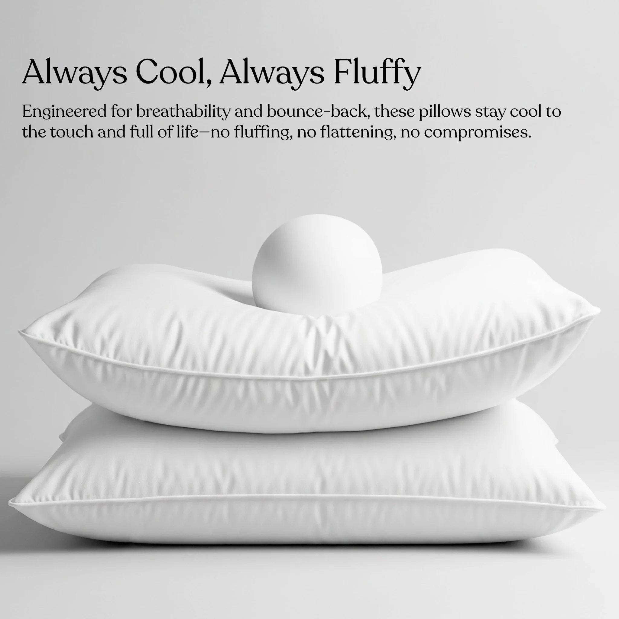Down Alternative Sleep Pillow Pair - Image 3