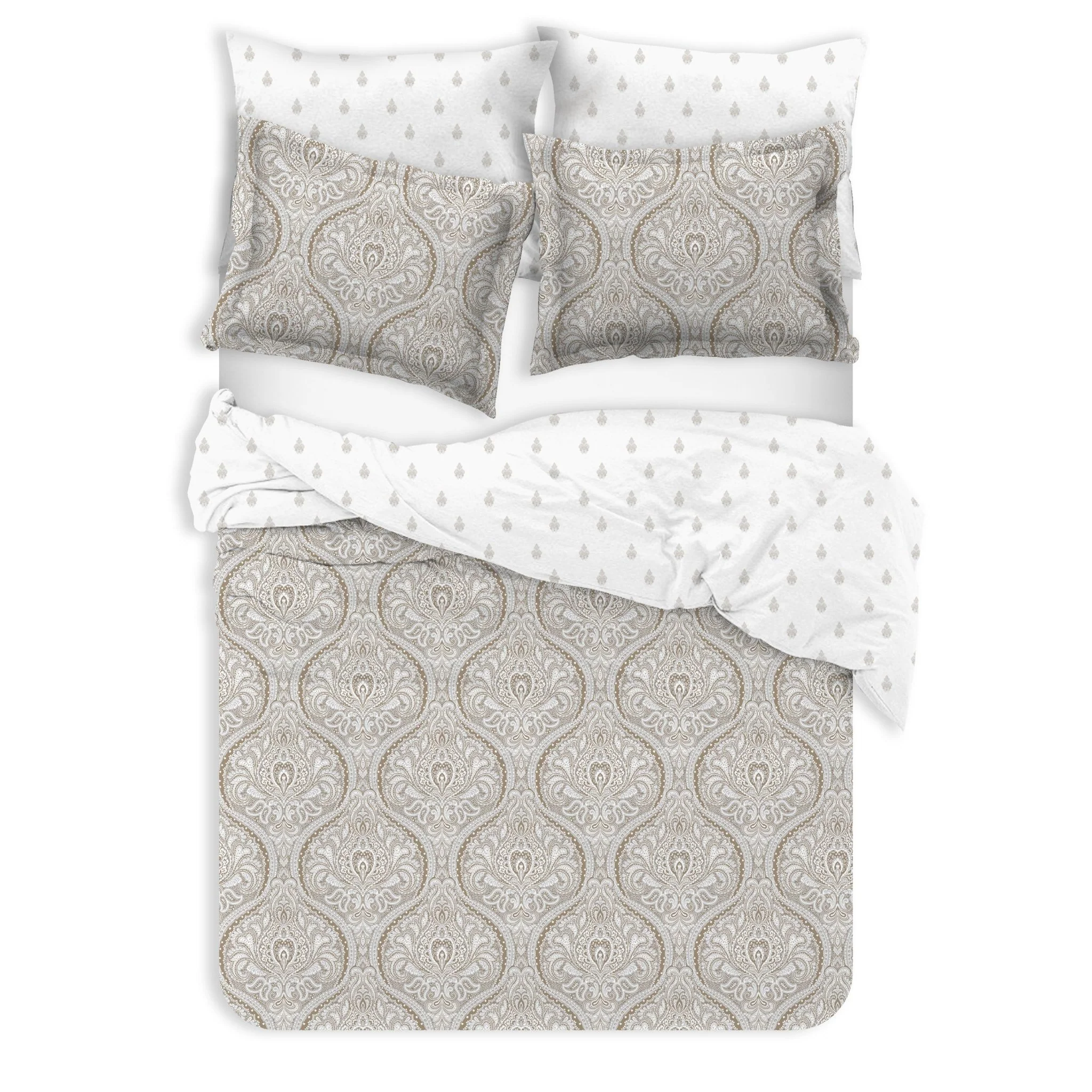 Ivana Organic Cotton Reversible Duvet Set - Image 4