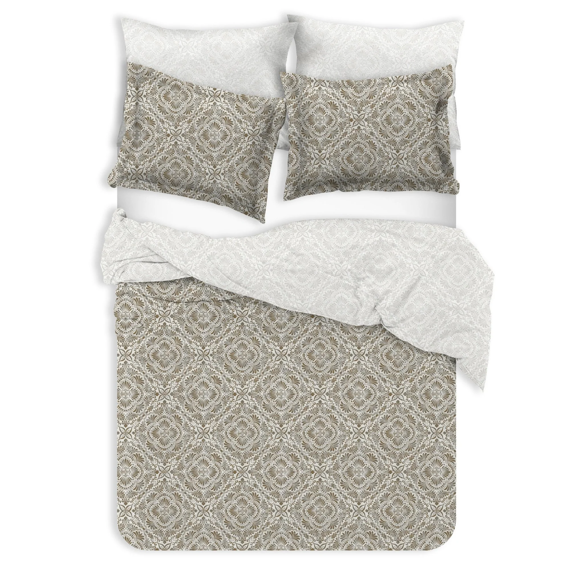Lynd Organic Cotton Reversible Duvet Set - Image 3