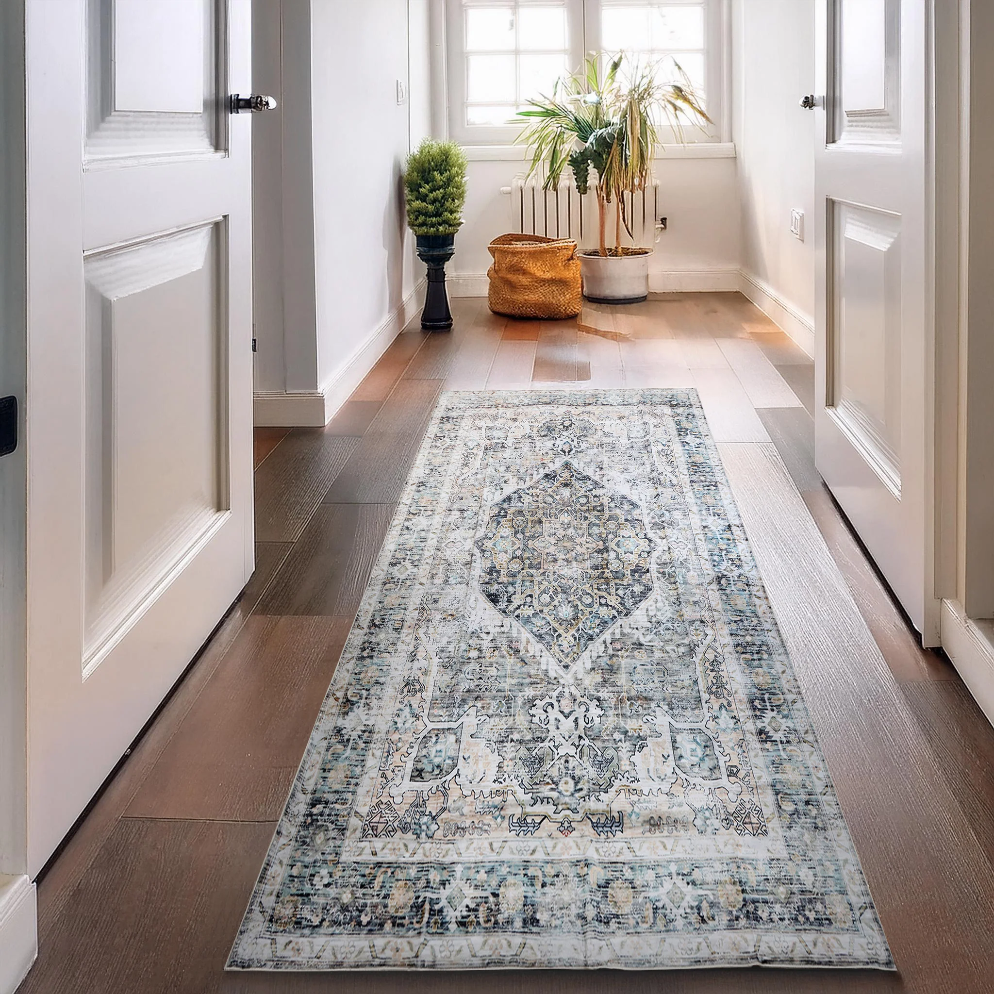 Antique Mist Machine Washable Rug - Image 9