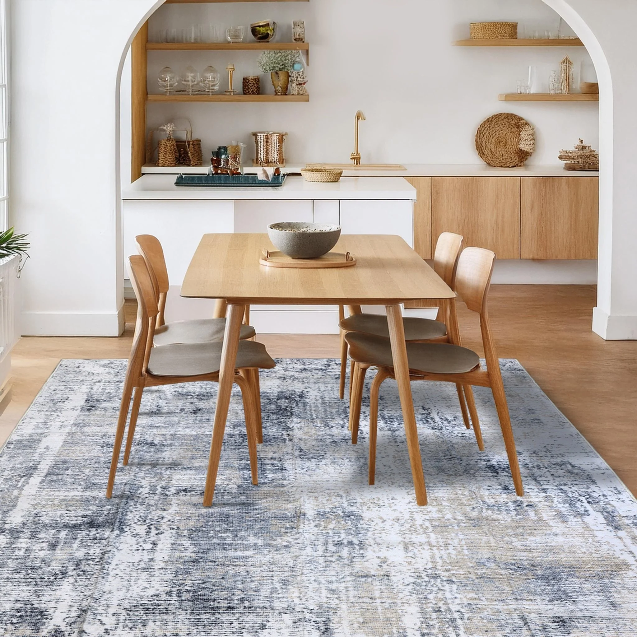 Misty Echo Machine Washable Rug - Image 5