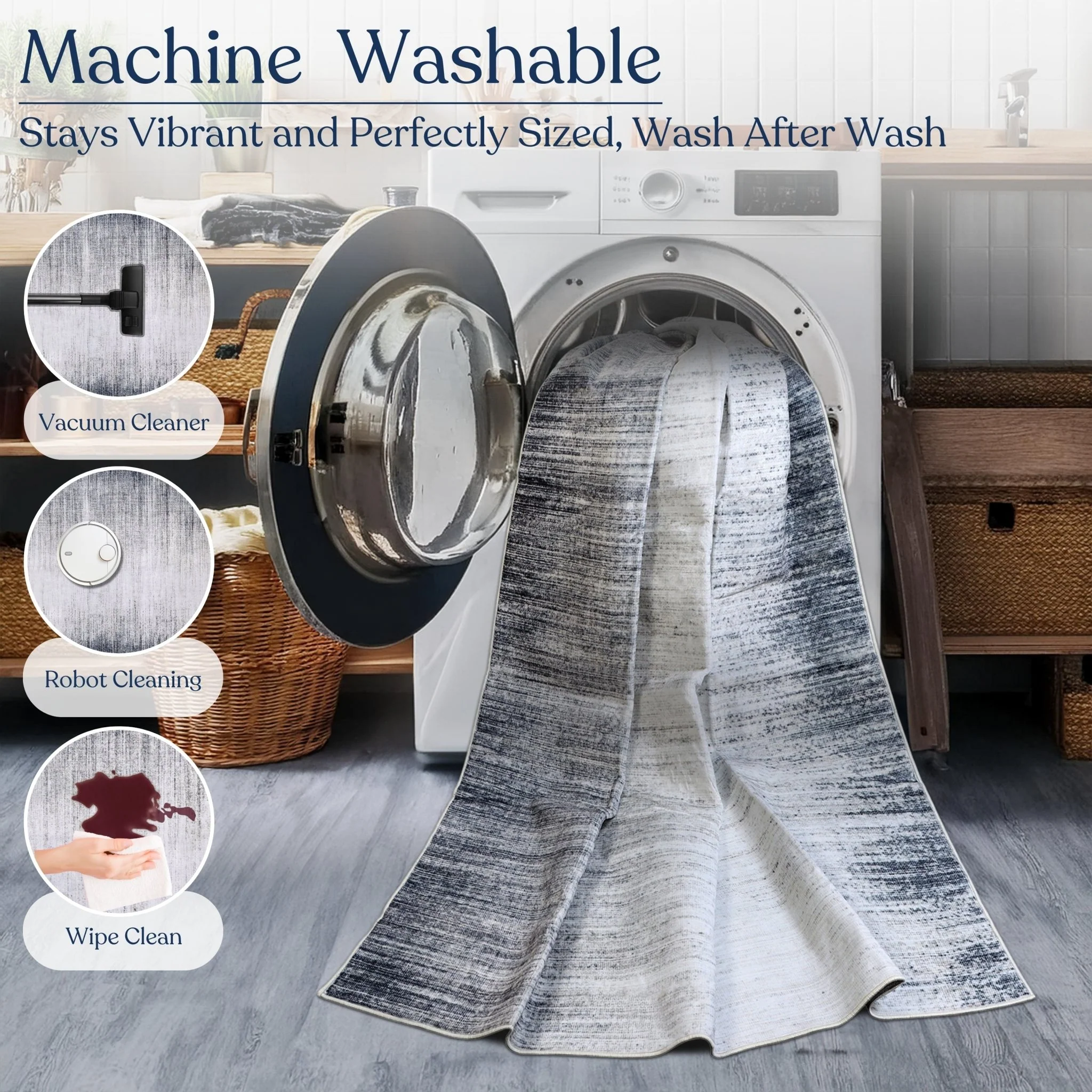 Emily Machine Washable Rug - Image 8