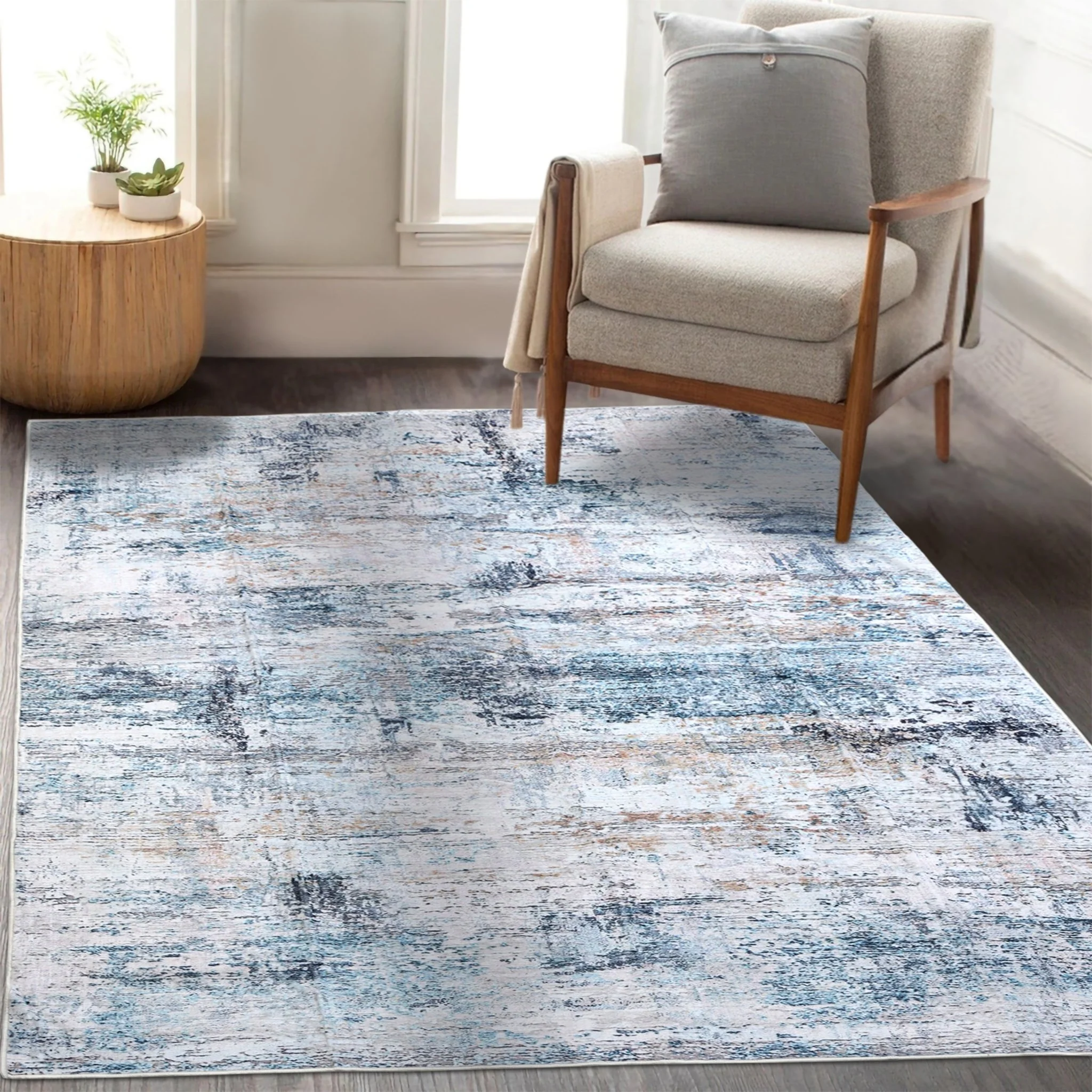 Coastal Drift Machine Washable Rug - Image 3