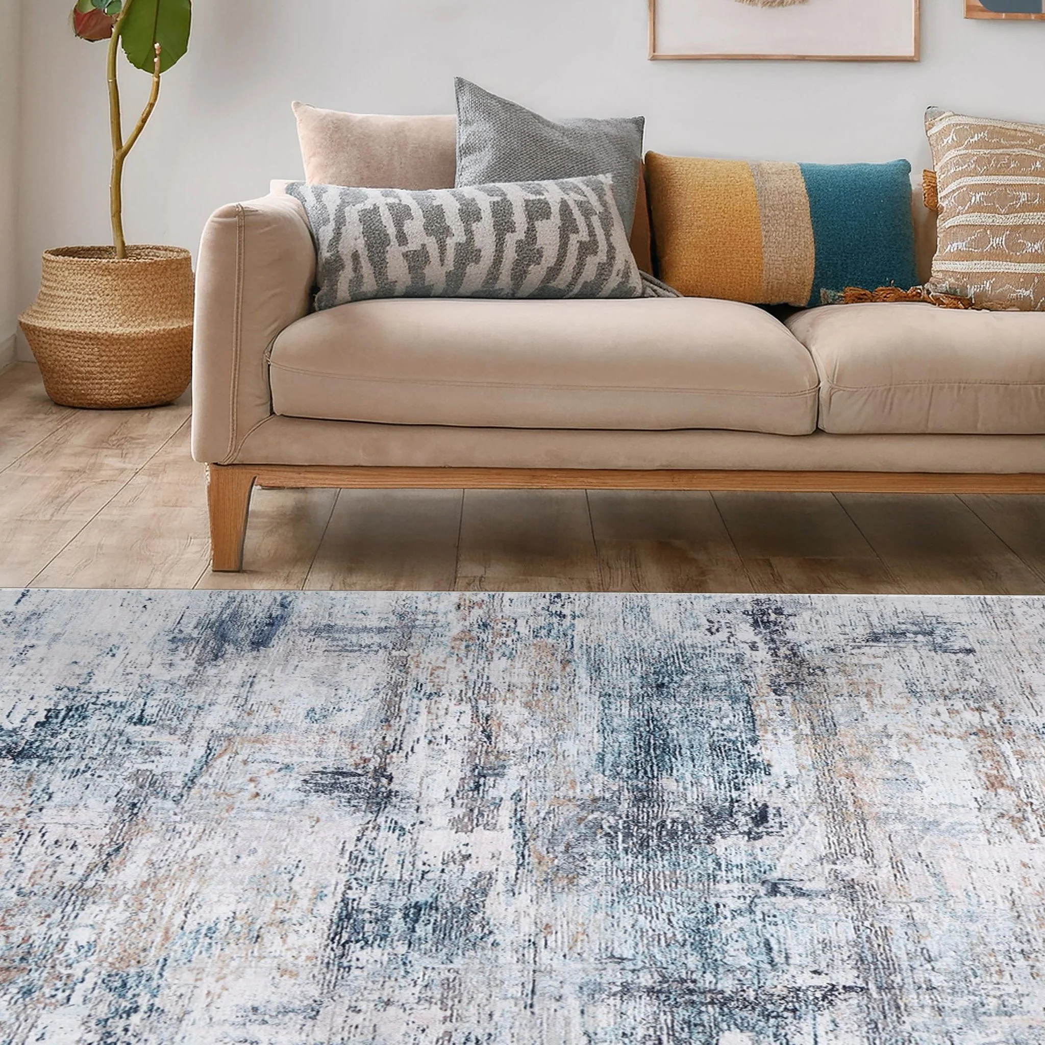 Coastal Drift Machine Washable Rug - Image 6