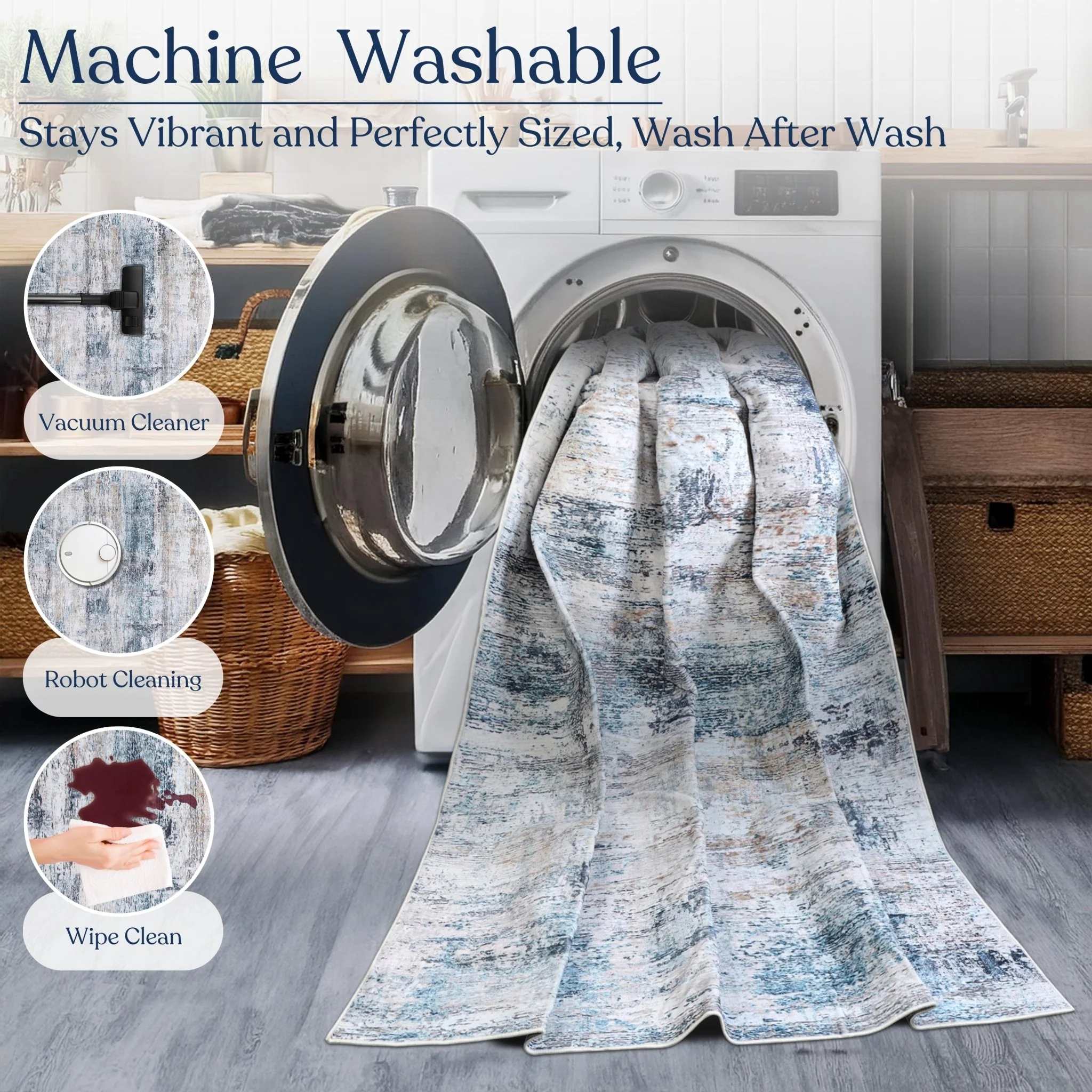 Coastal Drift Machine Washable Rug - Image 8