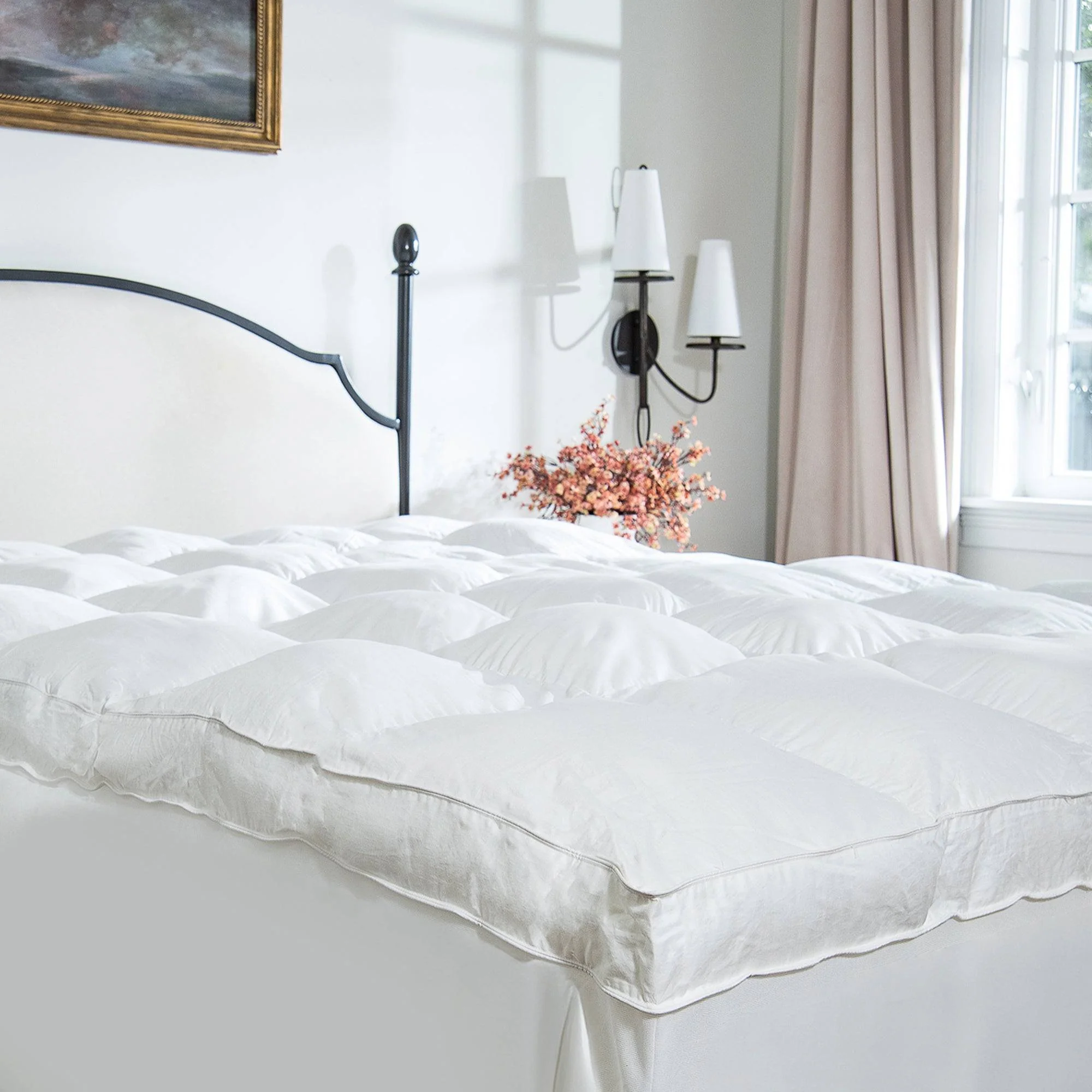 3 Inch Organic Cotton Extra-Plush Mattress Pad - Image 3