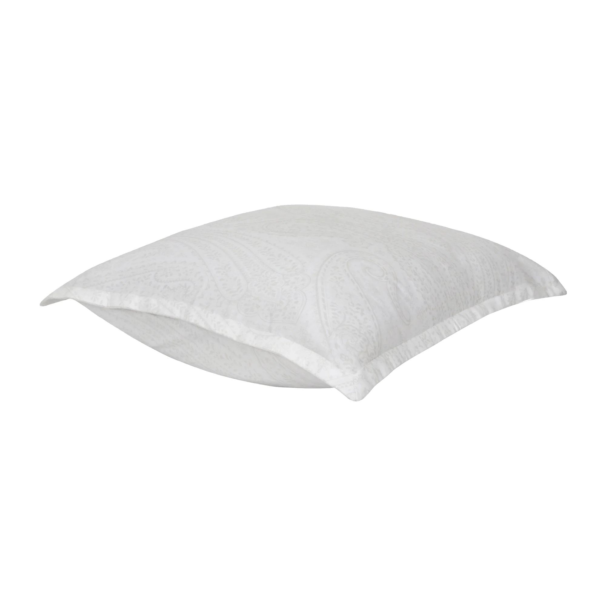 Organic Cotton Euro Sham Pair (Angela Beige) - Image 4