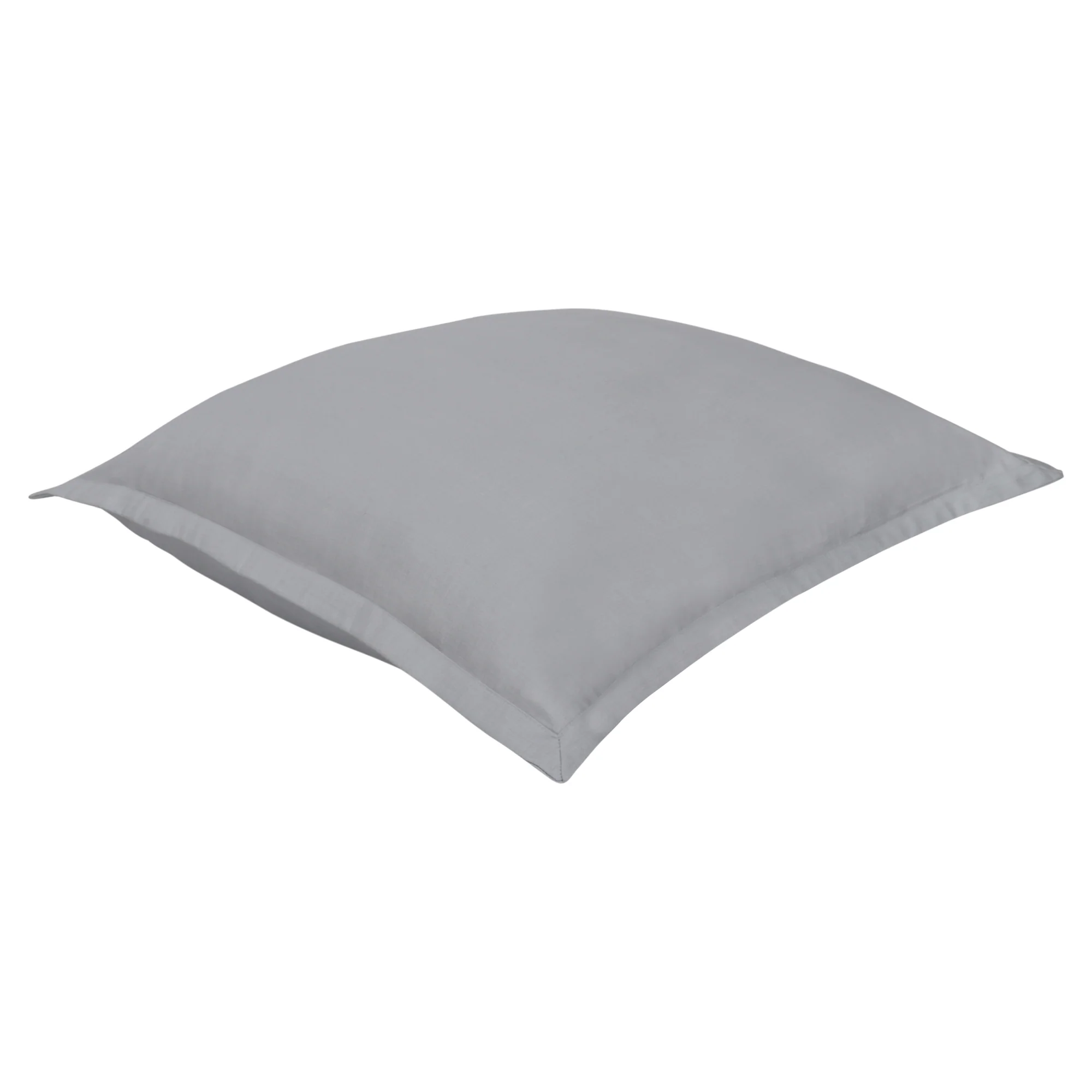 Organic Cotton Euro Sham Pair (Grey) - Image 4