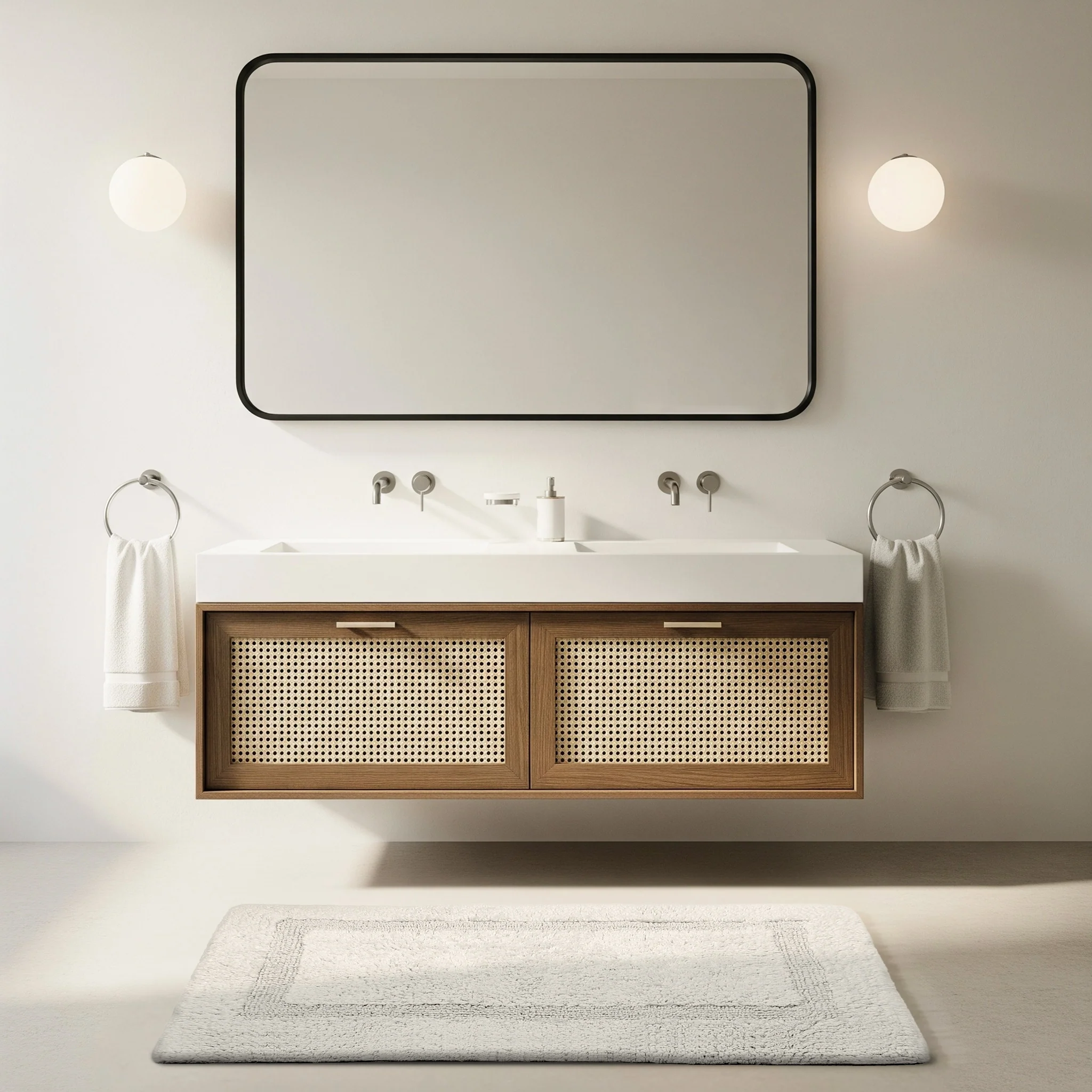 Organic Cotton Reversible Bath Mat - Image 10