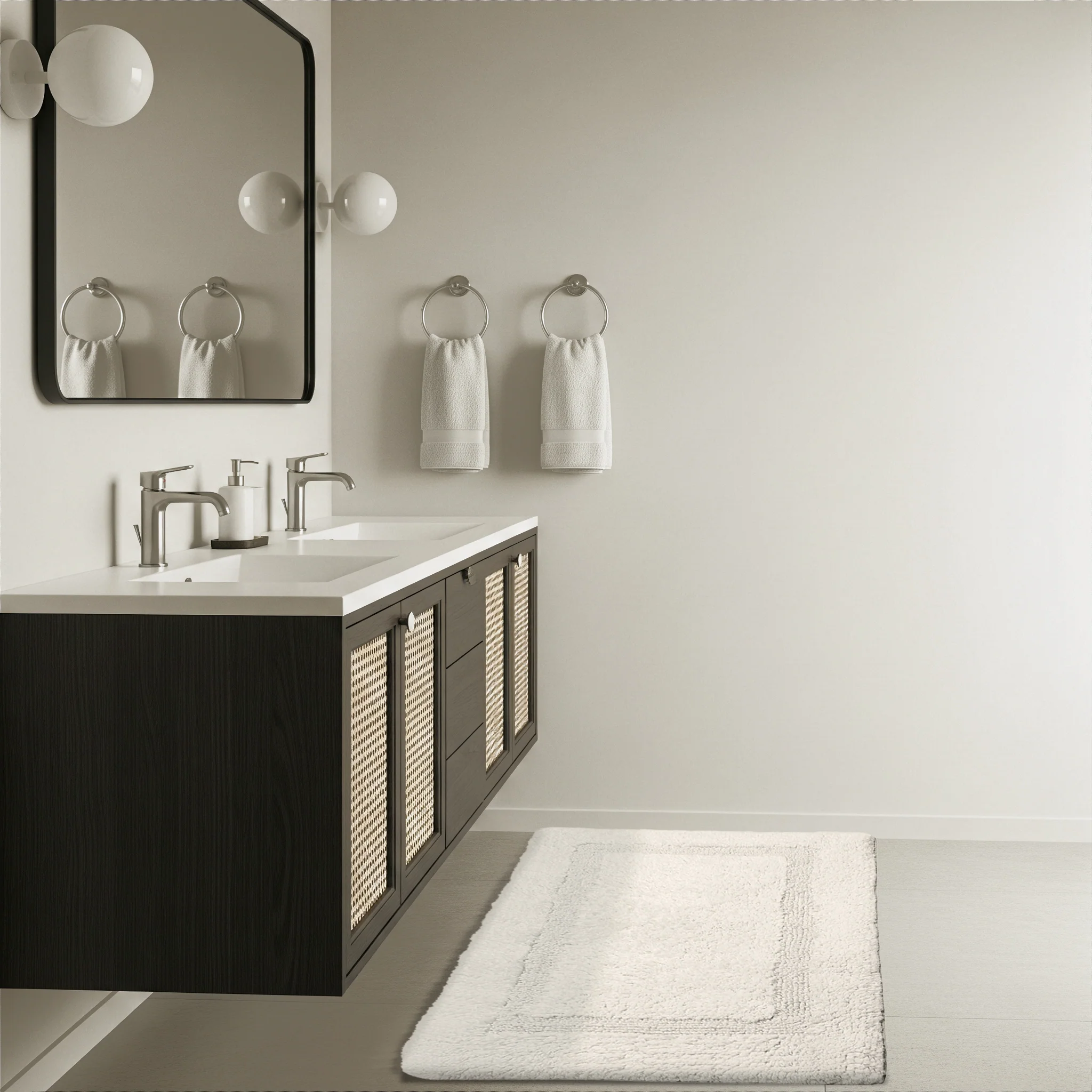 Organic Cotton Reversible Bath Mat - Image 11