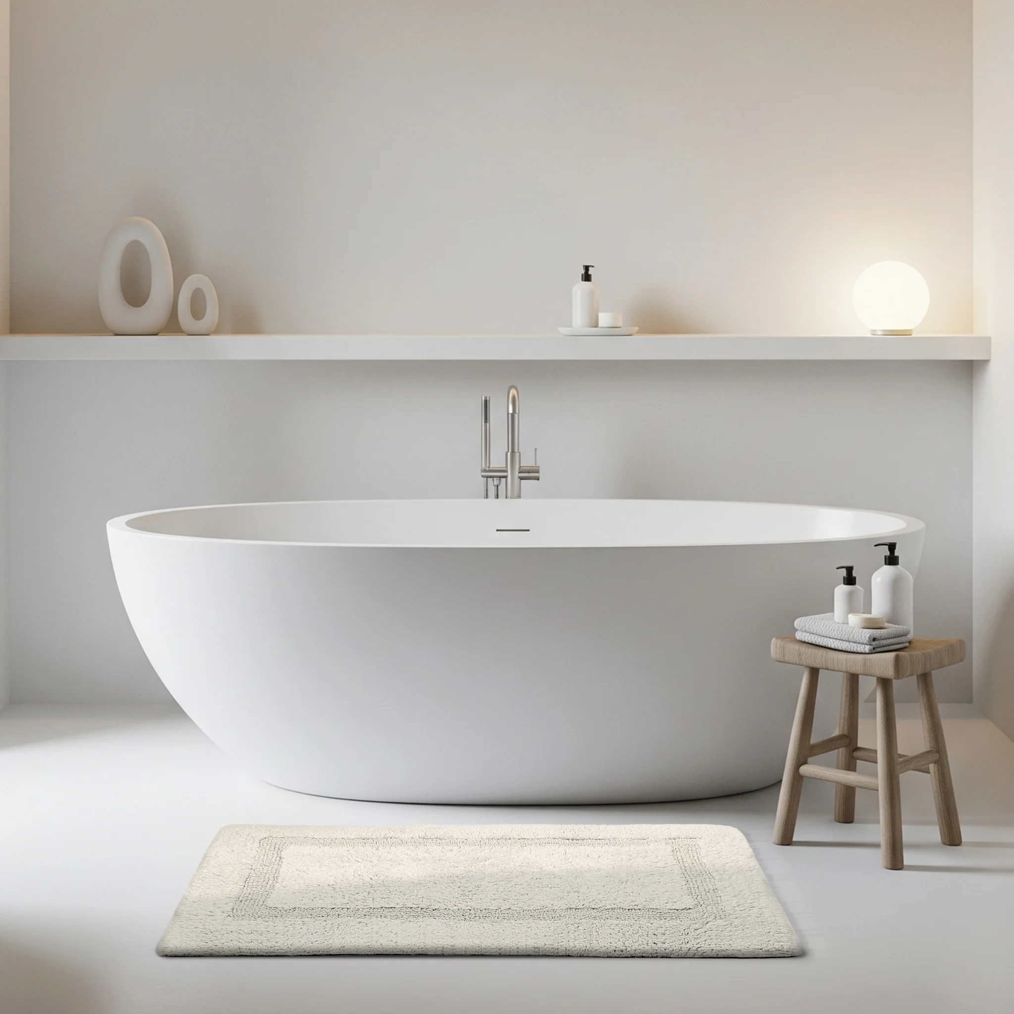 Organic Cotton Reversible Bath Mat - Image 12