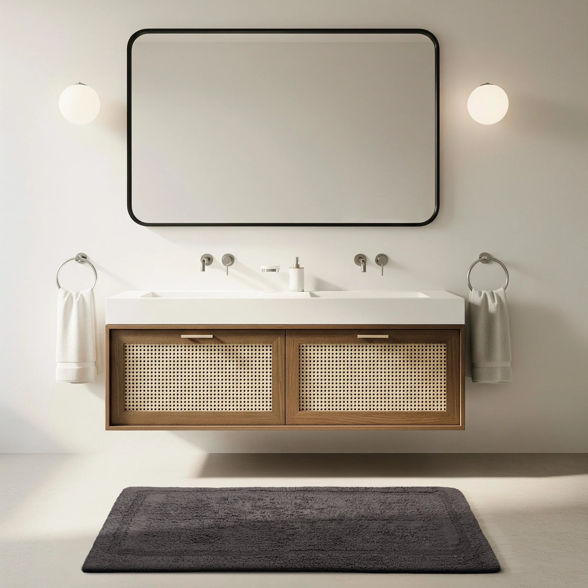 Organic Cotton Reversible Bath Mat - Image 16