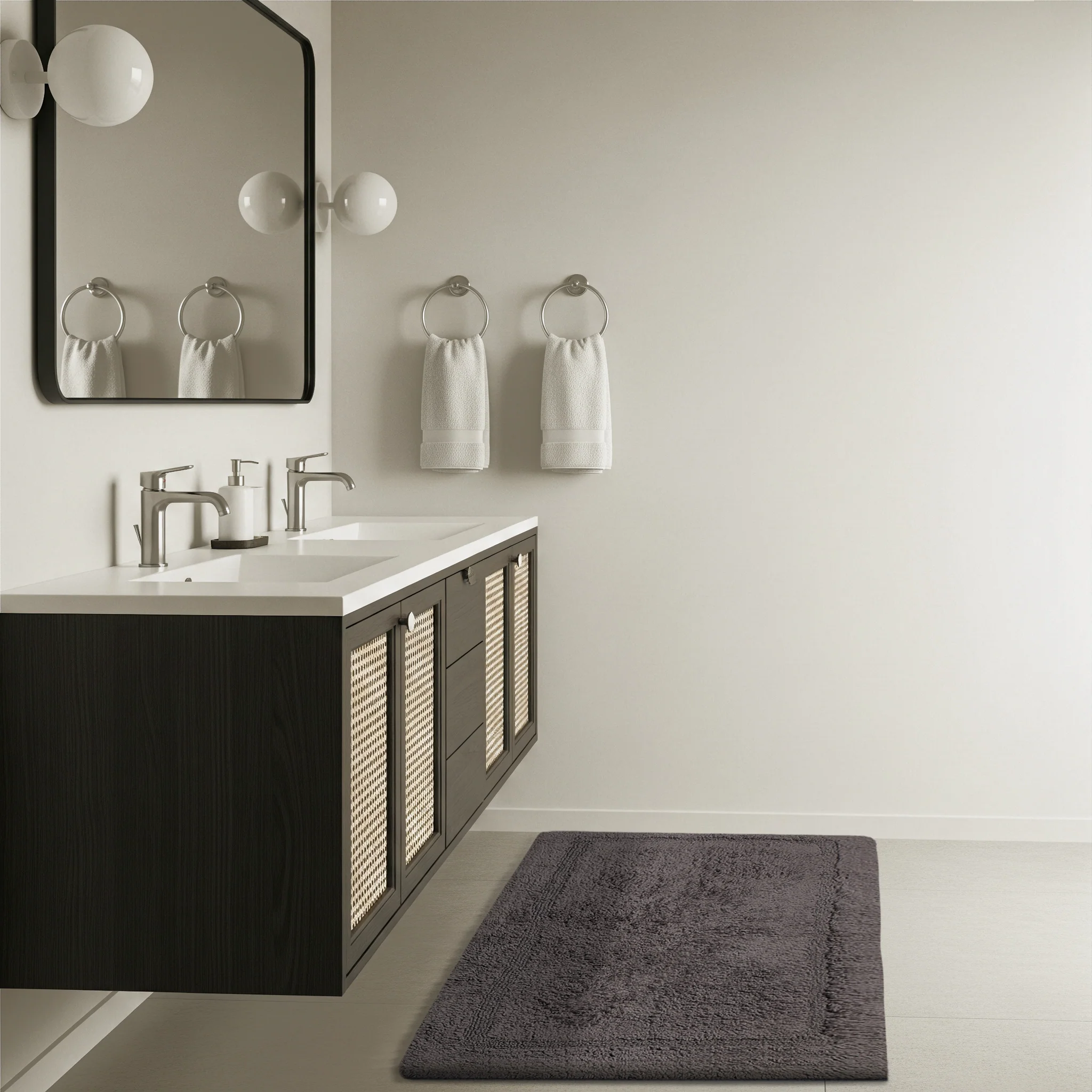 Organic Cotton Reversible Bath Mat - Image 17