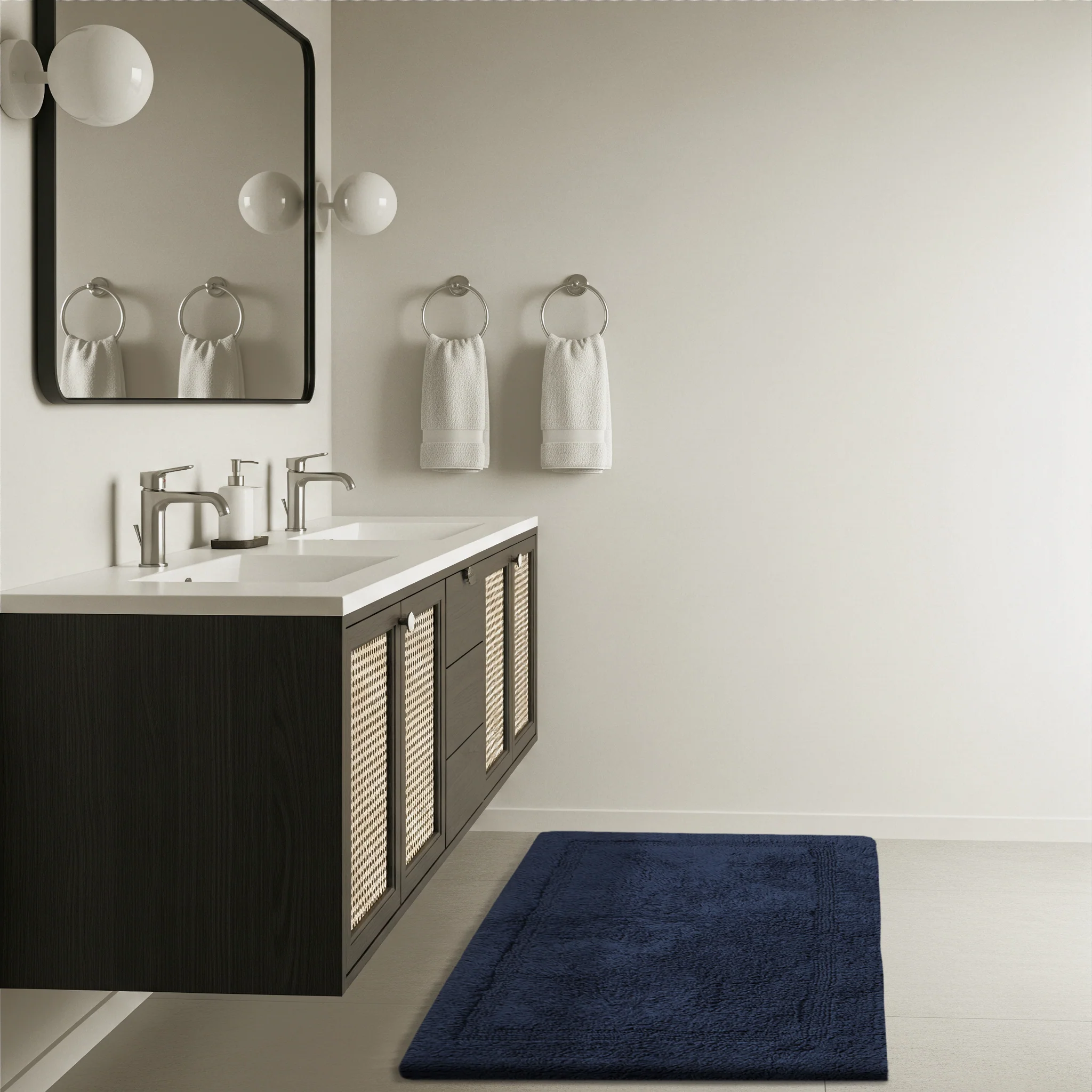 Organic Cotton Reversible Bath Mat - Image 23