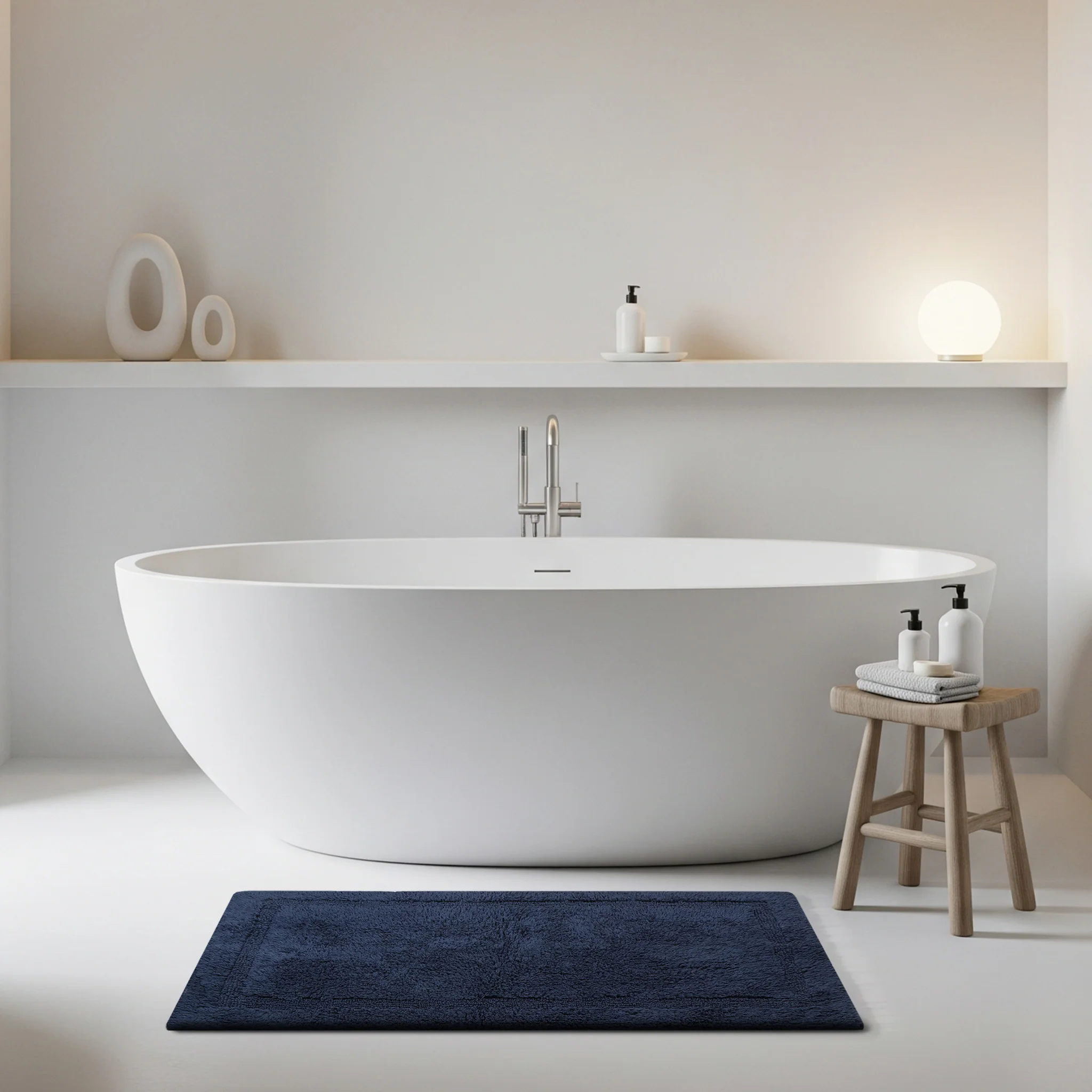 Organic Cotton Reversible Bath Mat - Image 24