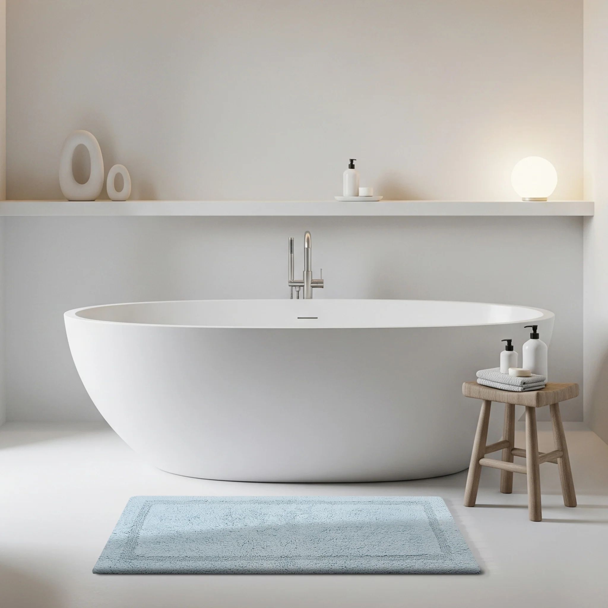 Organic Cotton Reversible Bath Mat - Image 30
