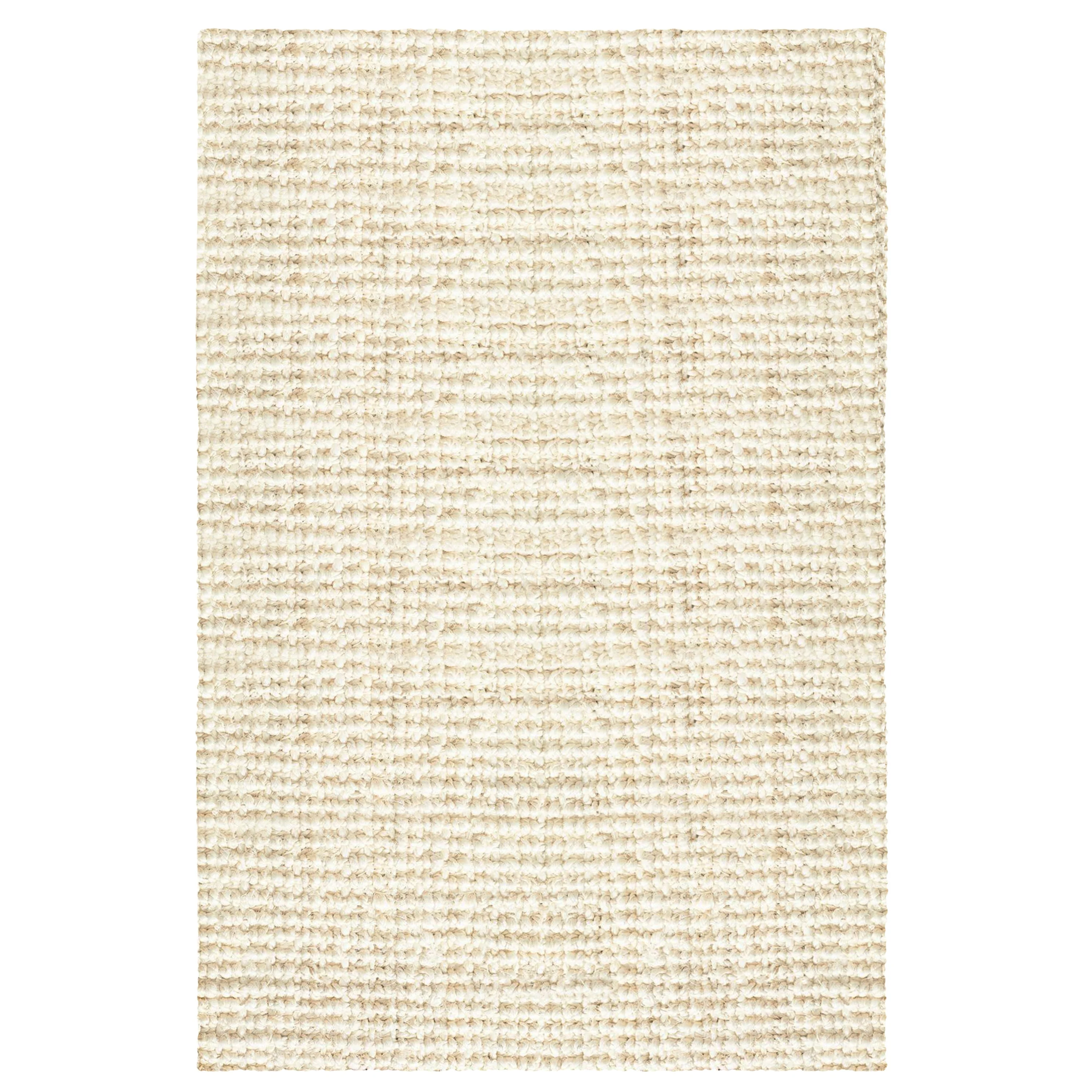 Ivory Boucle Jute Rug - Image 9