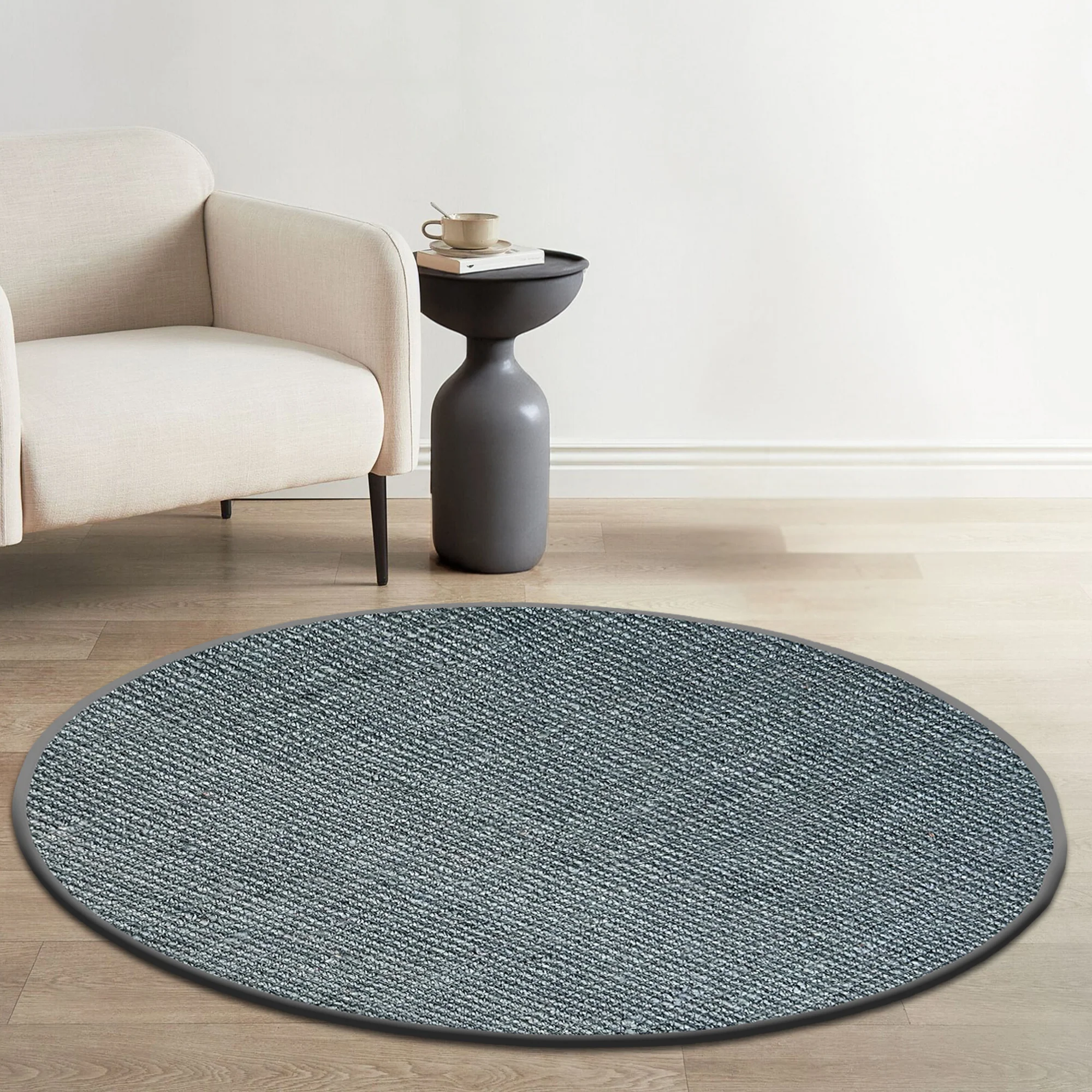 Premium Boucle Jute Rug (6' Round) - Image 16