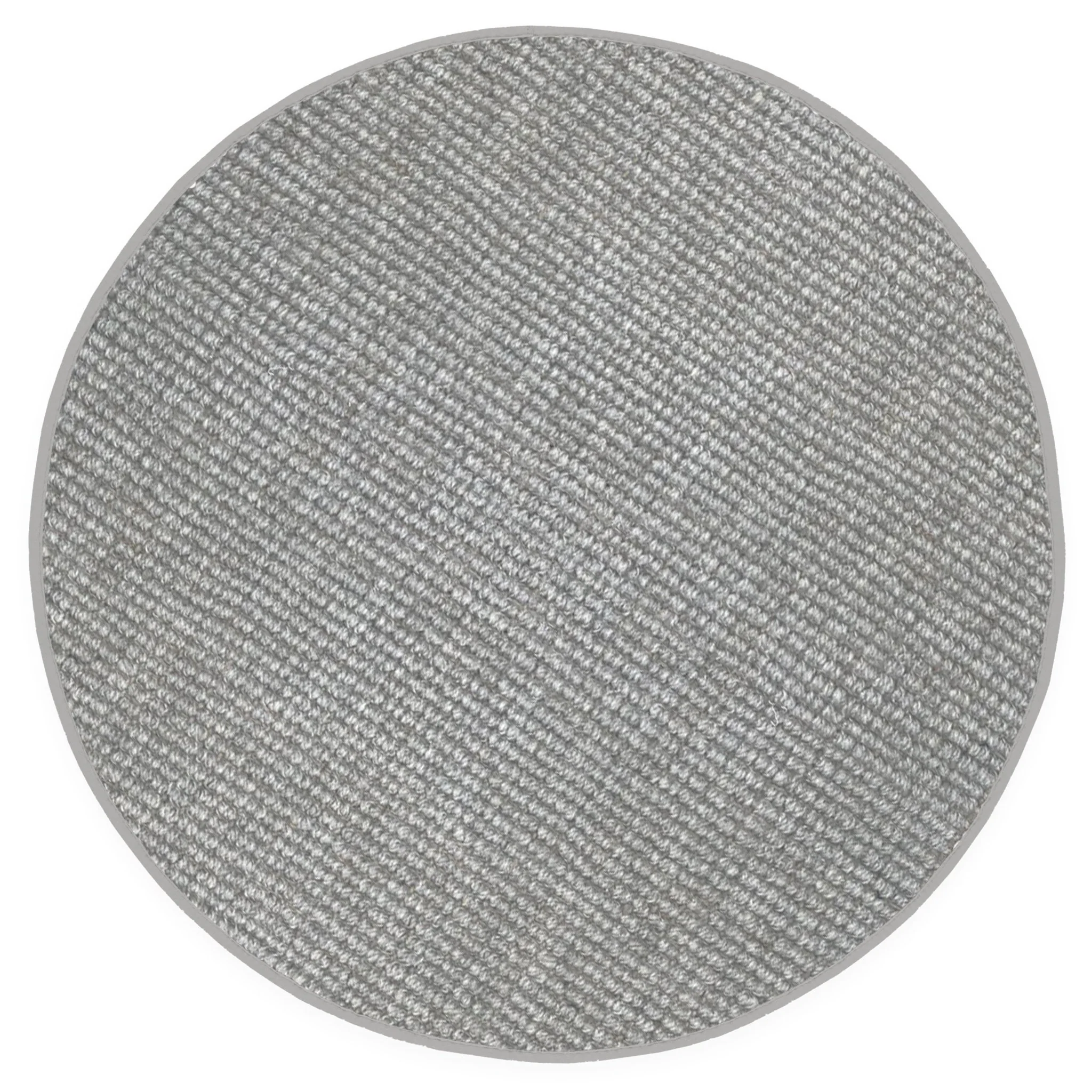 Premium Boucle Jute & Wool Rug (Grey) - Image 9