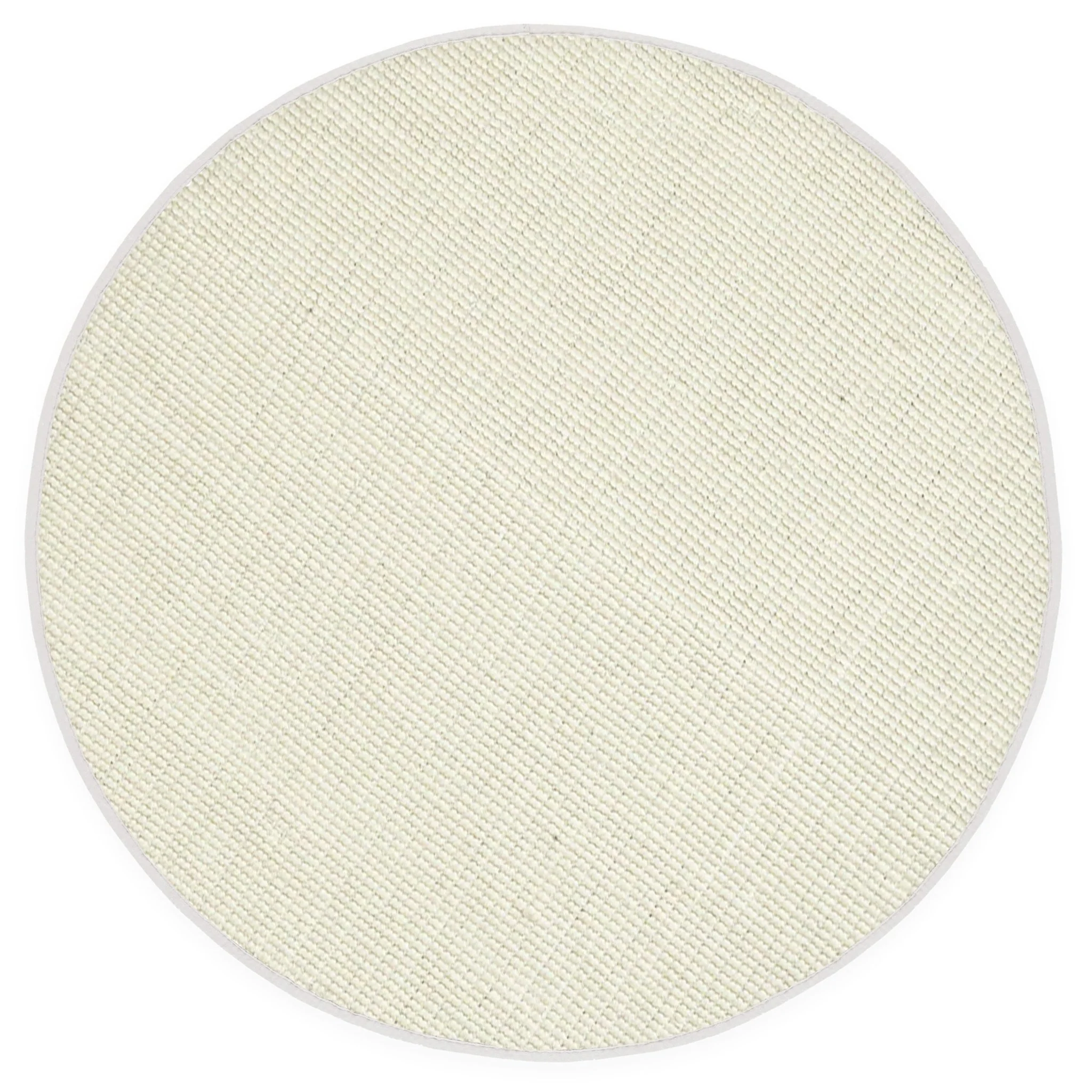 Premium Boucle Jute & Wool Rug (Ivory) - Image 9